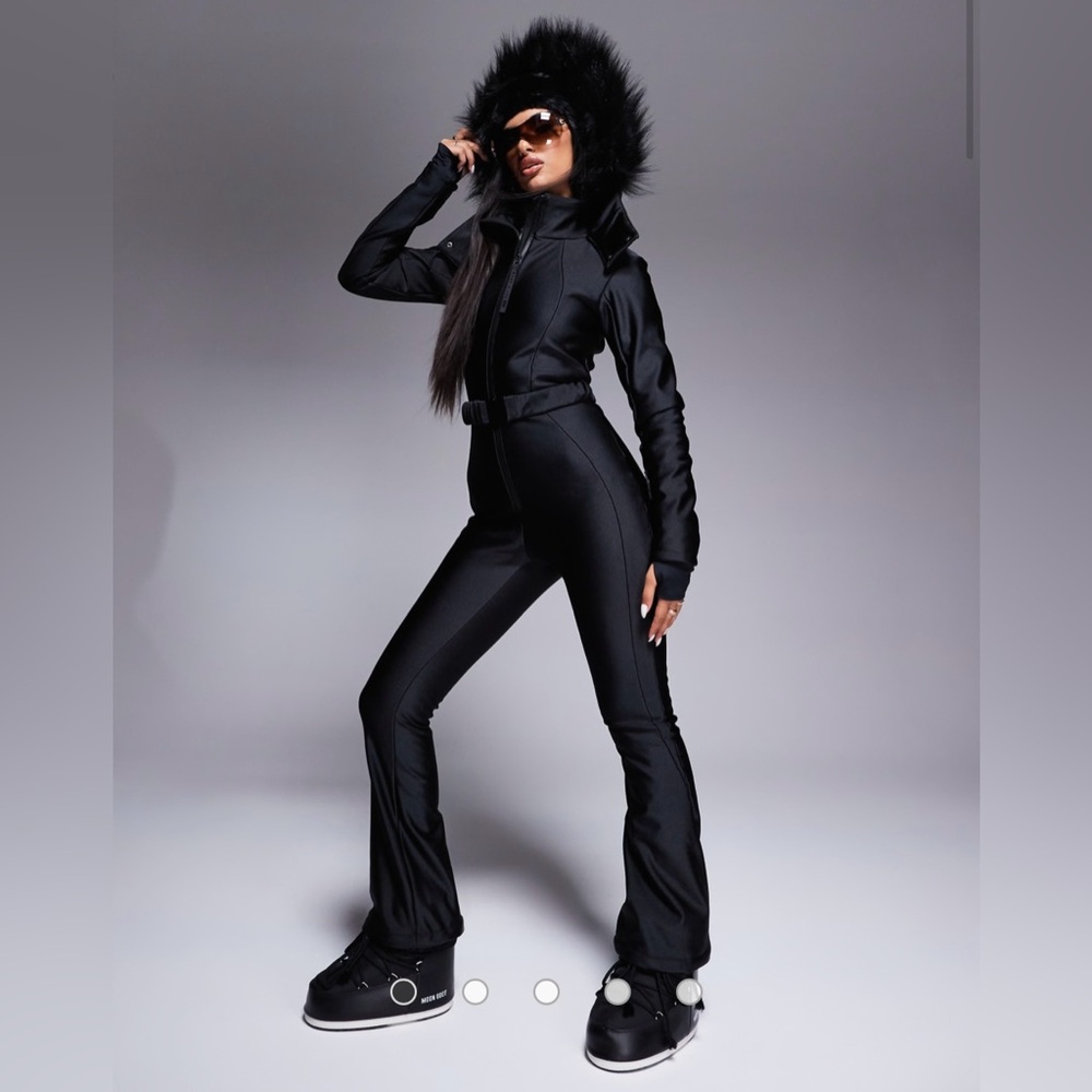 Women's Black Ski Jumpsuit
